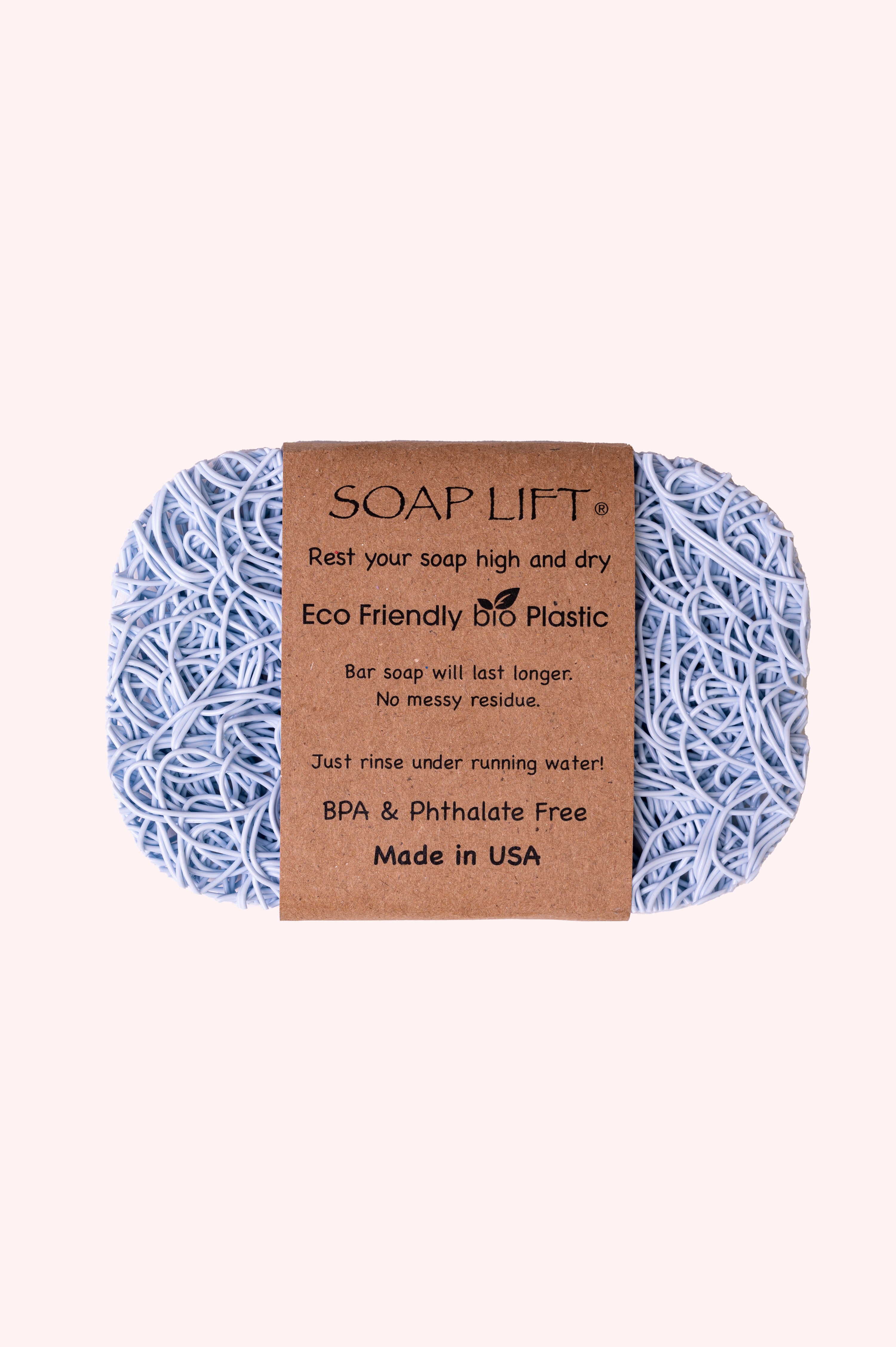 Pale Blue Soap Lift Holder