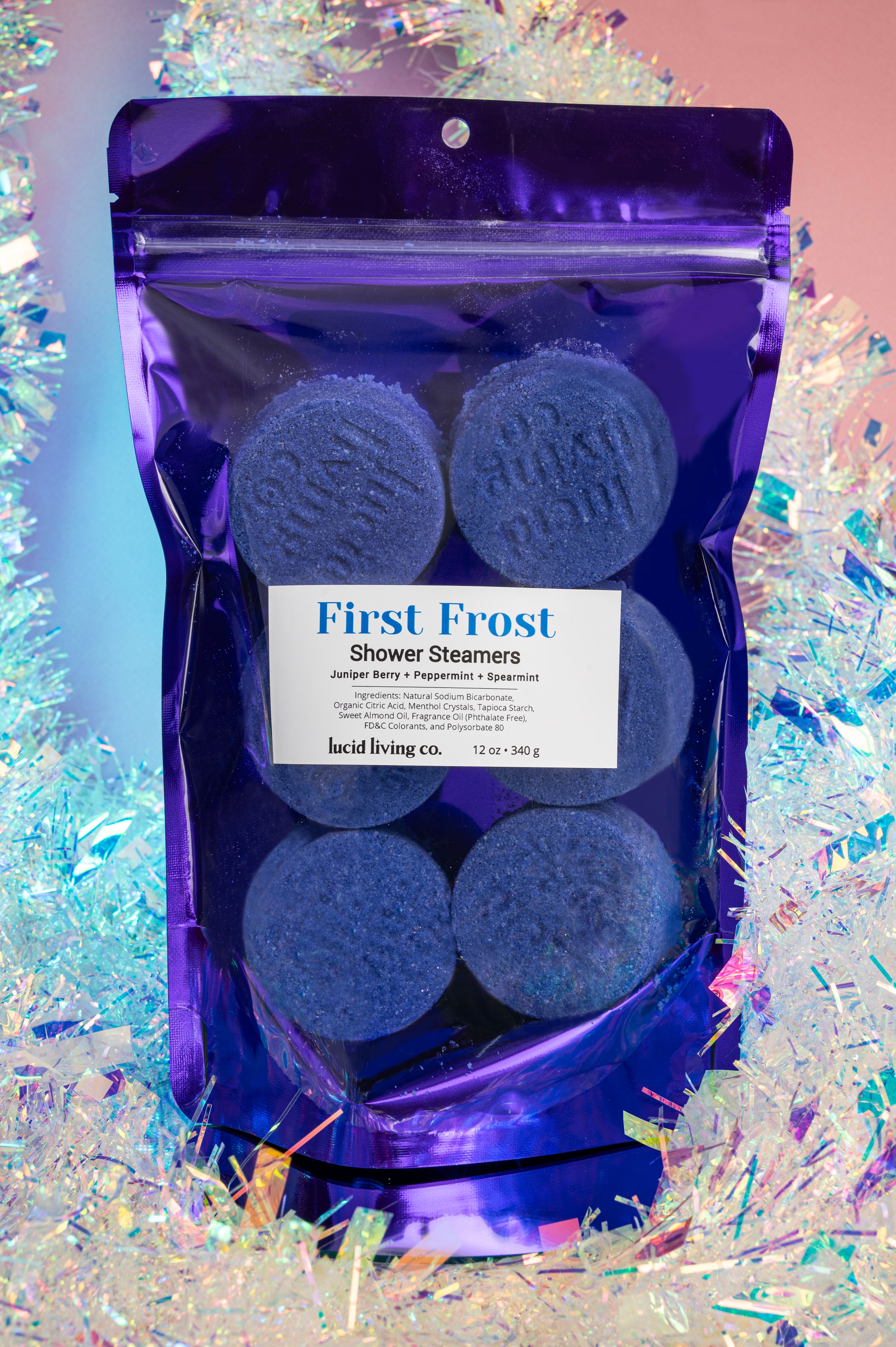 First Frost Shower Steamers (Pack of Six)
