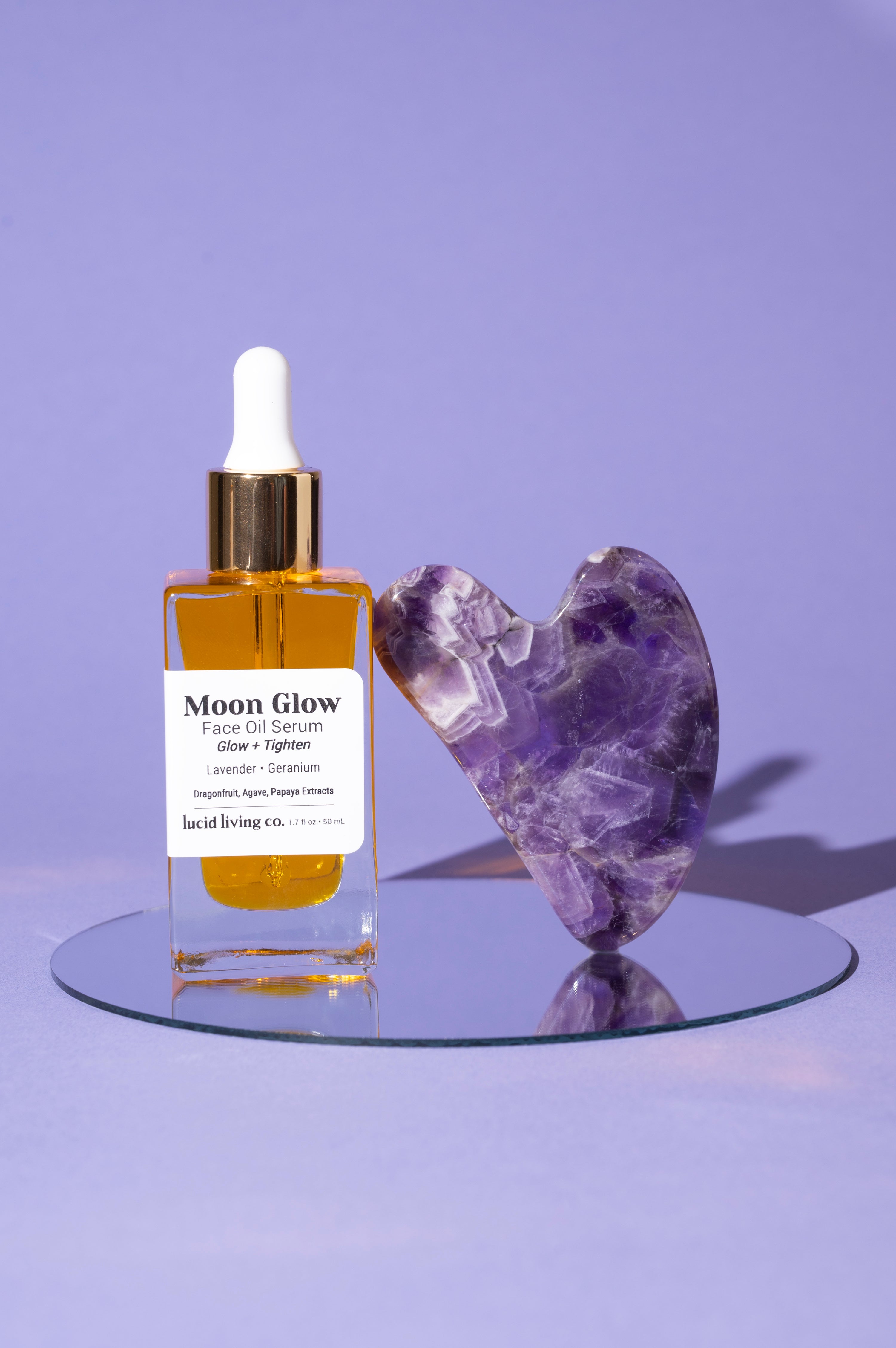 Moon Glow + Amethyst Gua Sha Bundle
