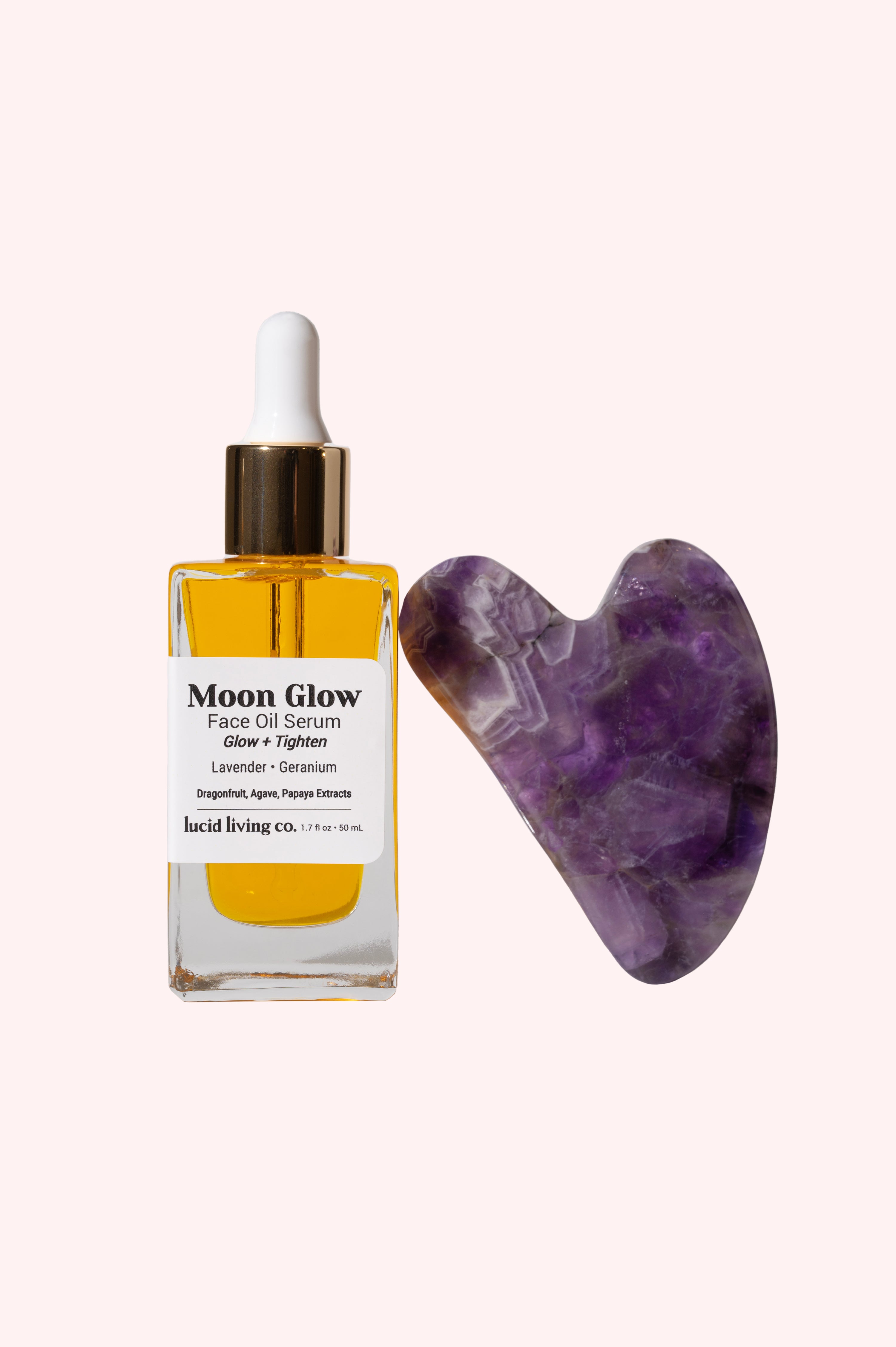 Moon Glow + Amethyst Gua Sha Bundle