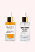 Moon Glow and Rose Clouds Bundle showing two serum bottles for moisturizing and hydrating skincare.