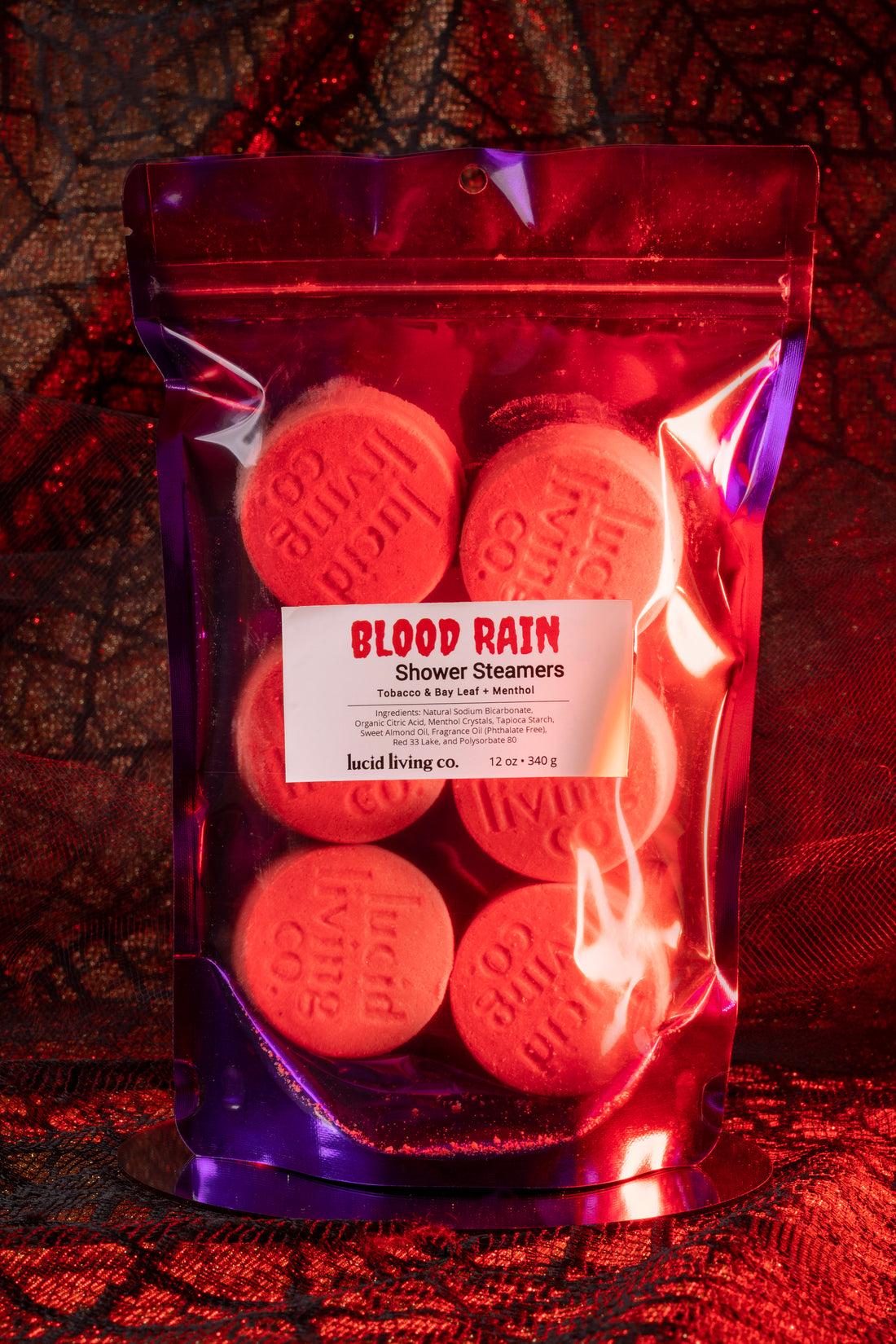 Blood Rain Shower Steamers (Pack of Six)