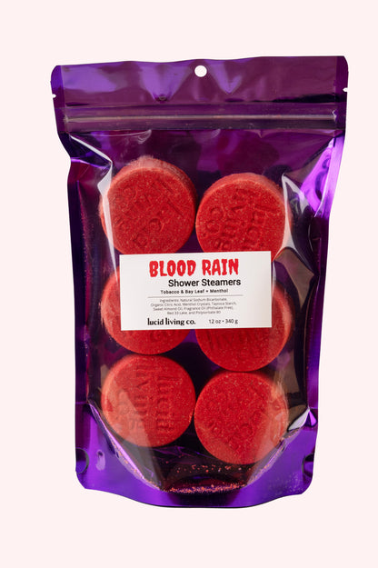 Cuiseurs à vapeur pour douche Blood Rain (paquet de six)