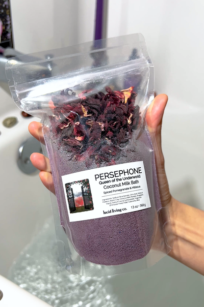 PERSEPHONE &quot;Queen of the Underworld&quot; Coconut Milk Bath