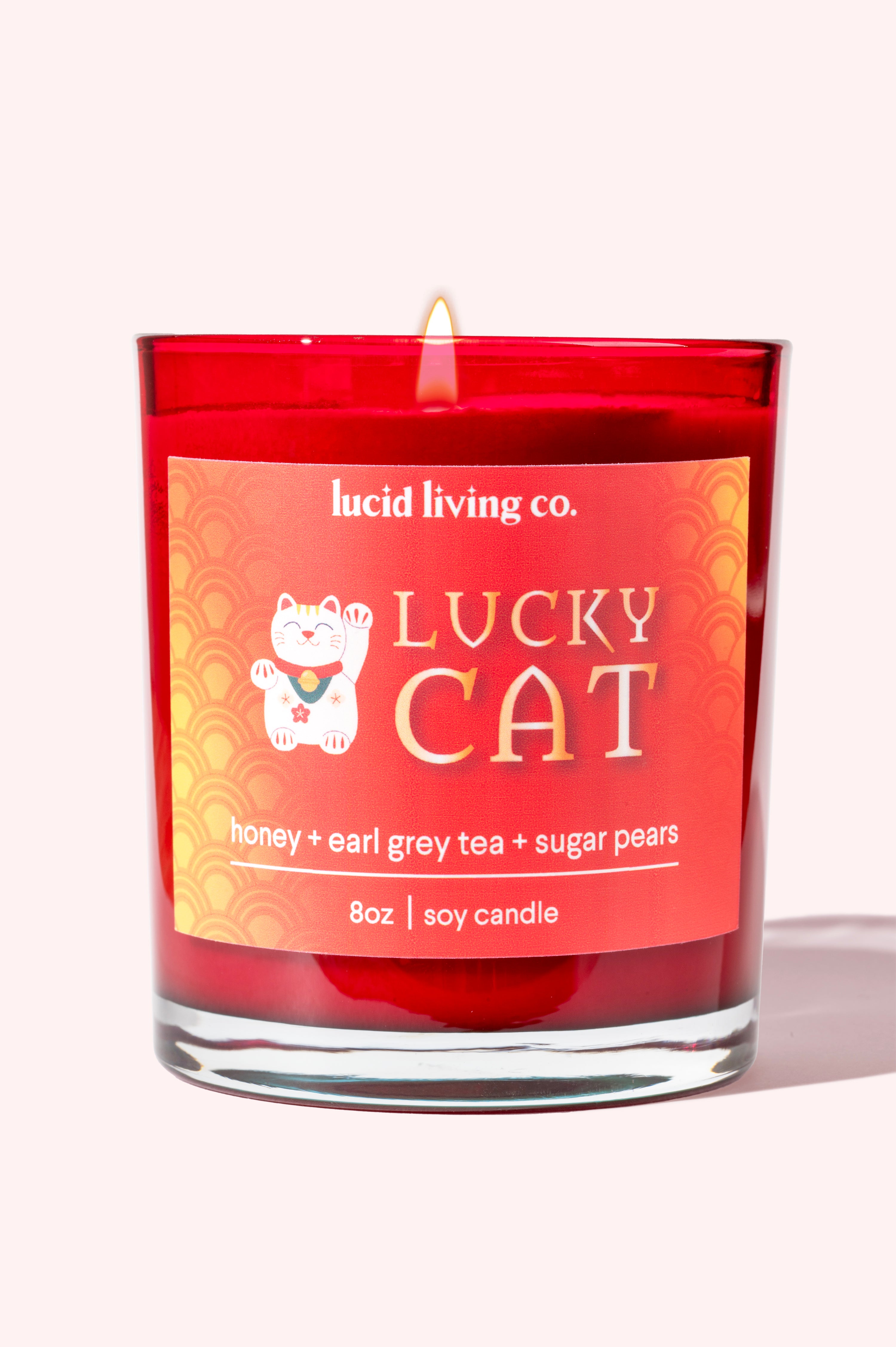 Lucky Cat Soy Candle