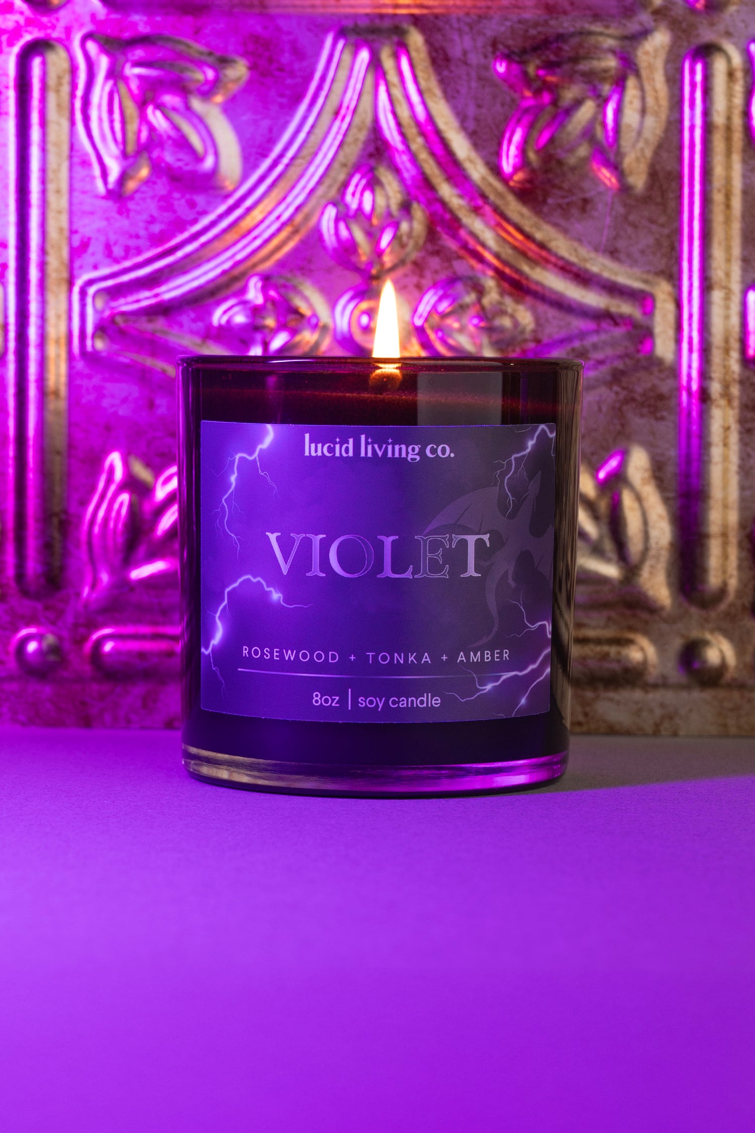 Violet Soy Candle