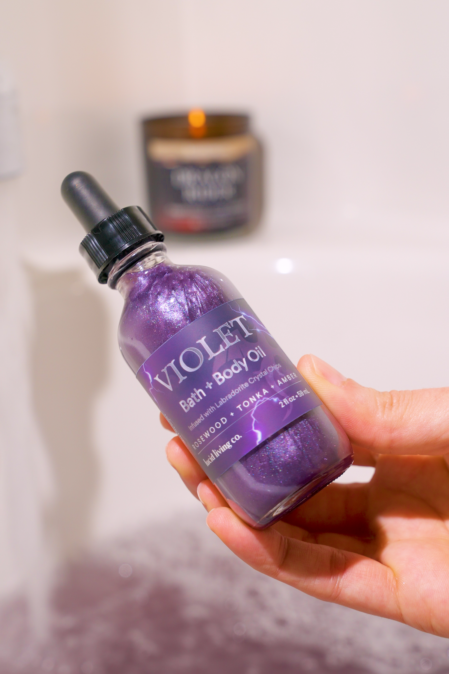 Violet Bath &amp; Body Oil