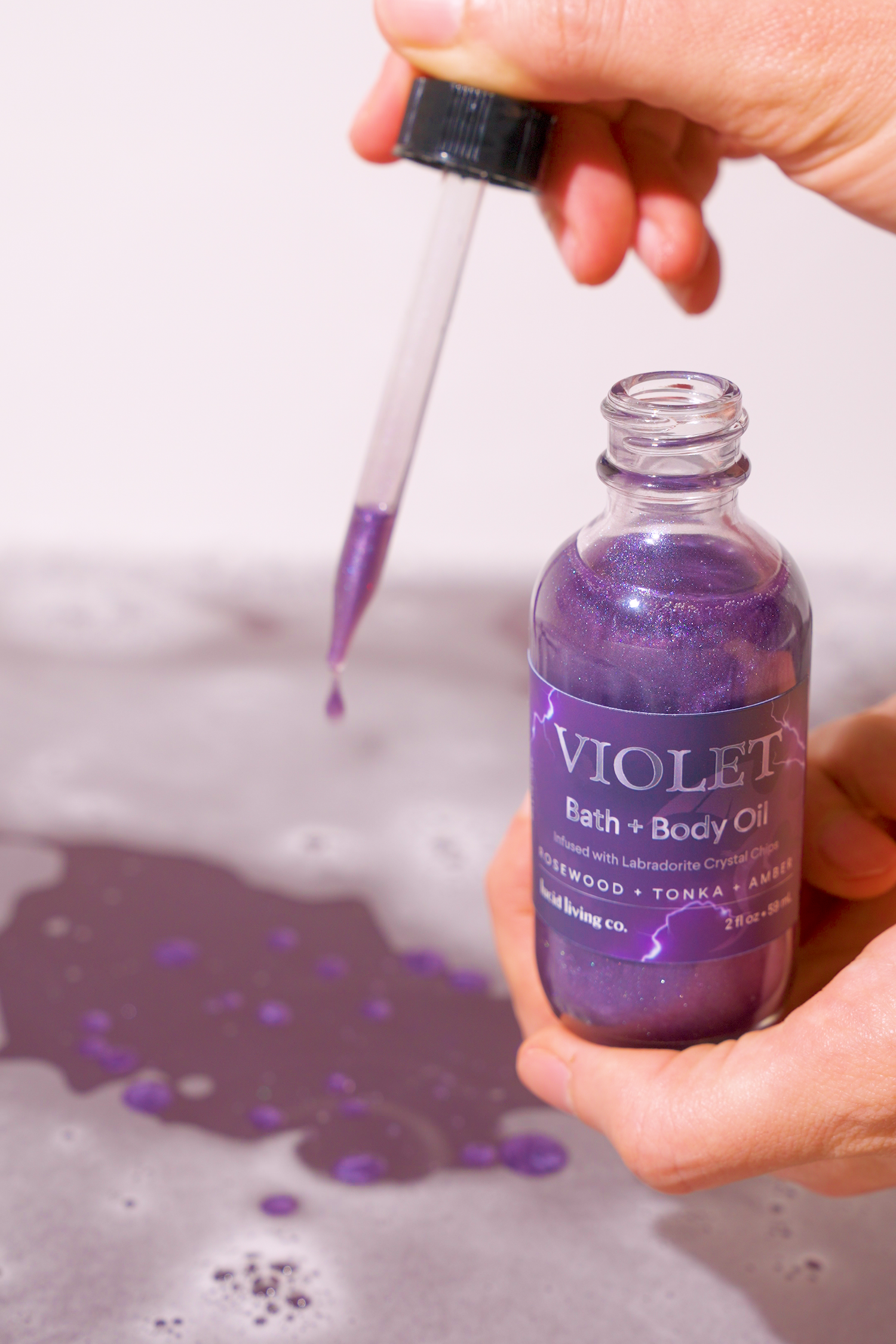 Violet Bath &amp; Body Oil