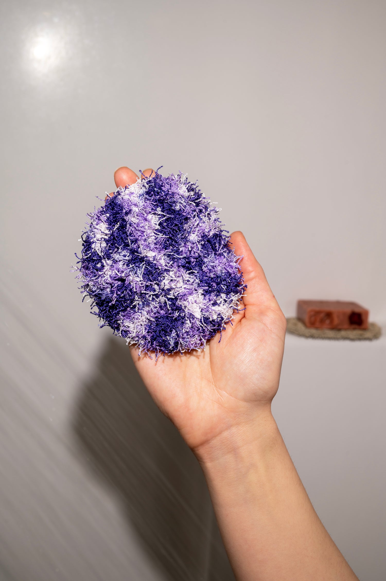 Violet Moon Crocheted Exfoliating Scrubbie